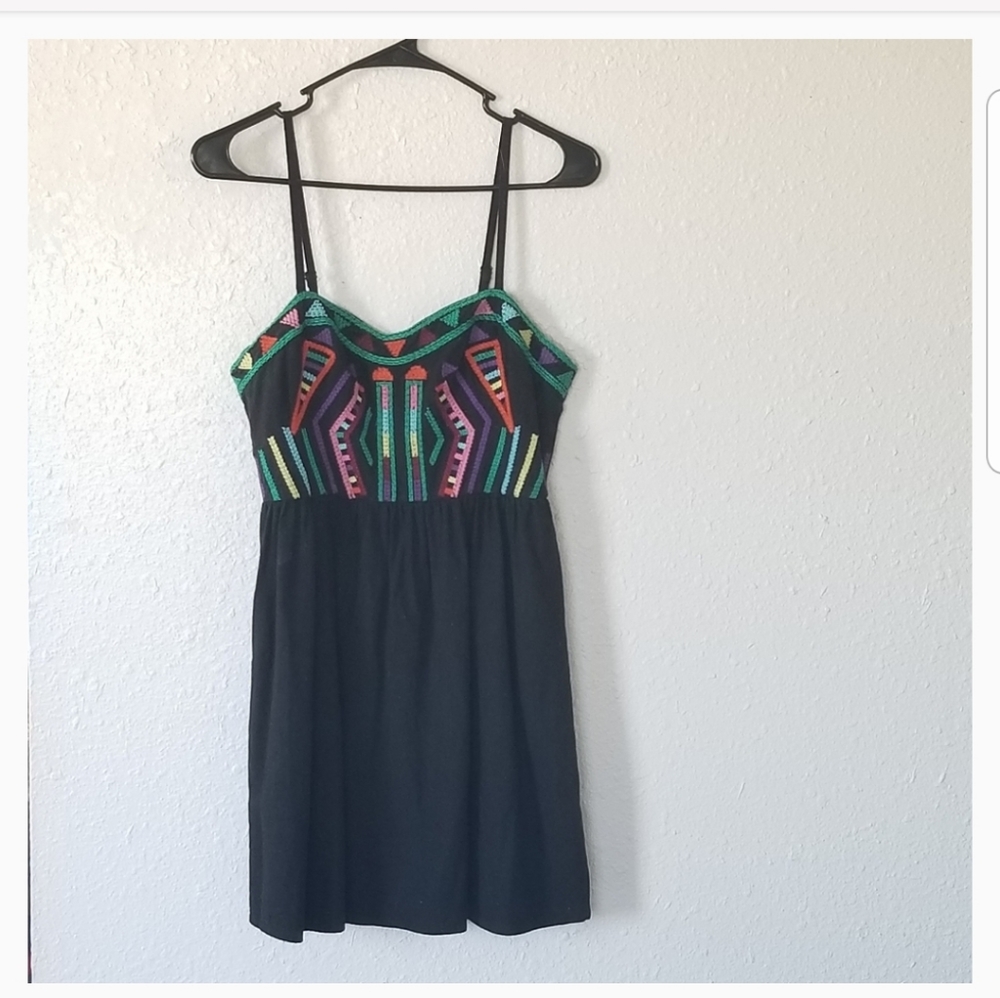 Anthropologie staring at stars boho colorful dress - Picture 6 of 6